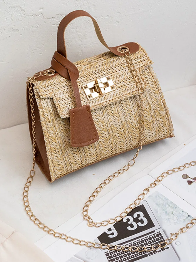 Braided Shoulder Bag Crossbod...