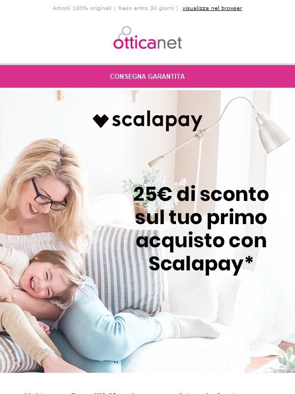Otticanet: 25€ di sconto con Scalapay | Jekoo