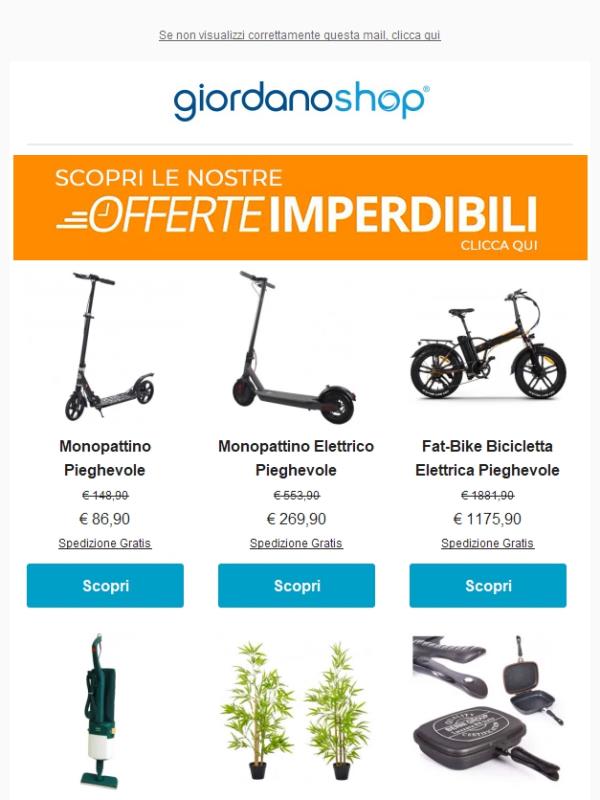 Giordano Shop: Monopattino, Bicicletta Elettrica e tanto altro per la Casa!  | Jekoo