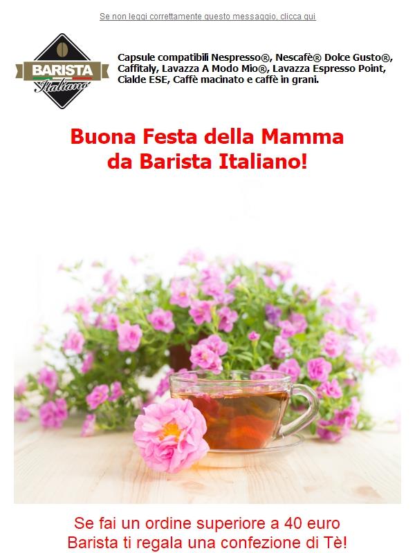 Buona Festa della Mamma da Barista Italiano!
