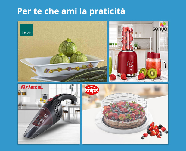 Mondoffice: Teglia in porcellana Thun, Aspirabriciole cordless Ariete e  altri regali per te | Jekoo