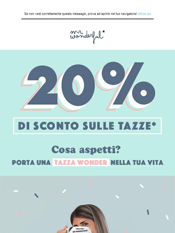 👌 Unisciti al Club delle Tazze Wonder