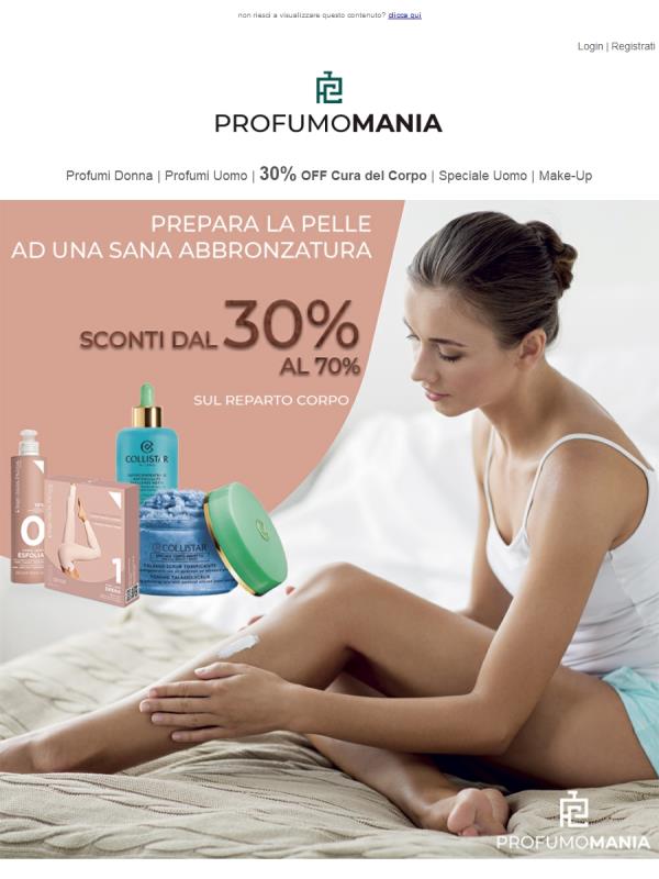 Offerte, sconti e coupon ProfumoMania direttamente dalle newsletter | Jekoo
