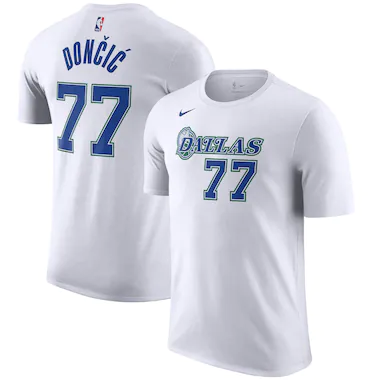 Dallas Mavericks Nike City Edition Name and Number T-Shirt - Luka Doncic - Uomo