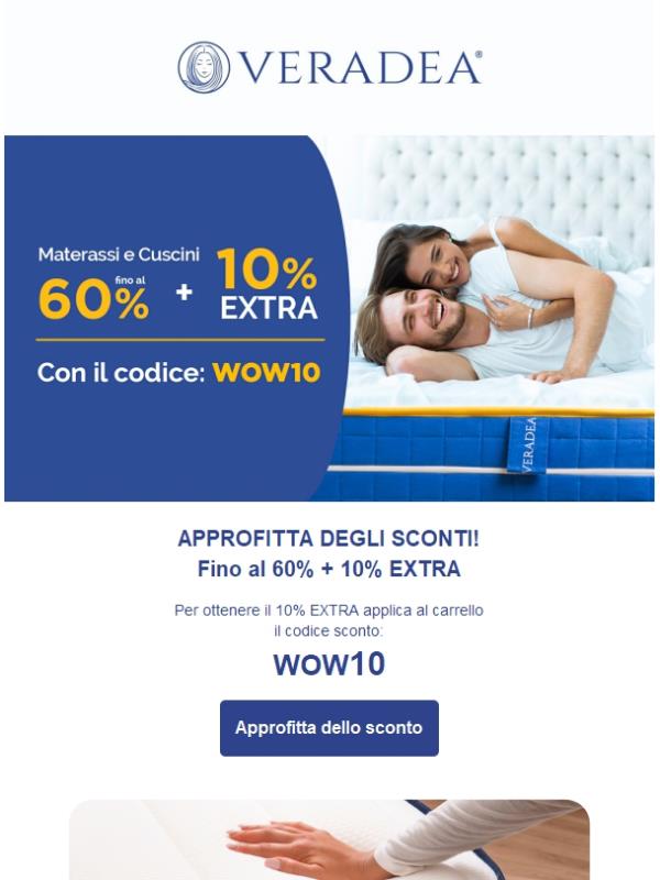 🚀10% extra con il codice WOW10: solo per pochi giorni!