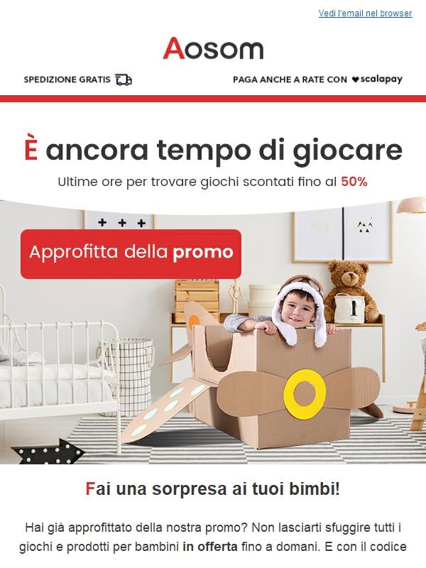 Le offerte per i bimbi stanno per finire ⏰