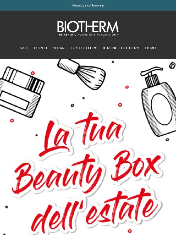 Ricevi gratuitamente a casa tua la Beauty Box dell’estate Biotherm, Vichy, Kérastase!