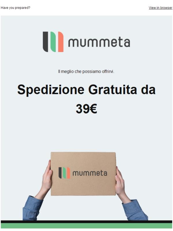 Spedizione Gratuita a 39€ 💣💣💣