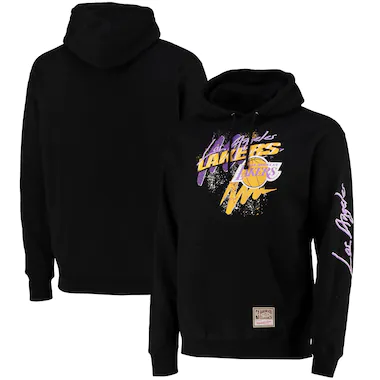 Felpa con cappuccio Los Angeles Lakers Hyper Hoops di Mitchell & Ness