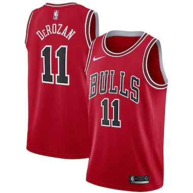 Maglia Chicago Bulls Nike Icon Edition Swingman - Rossa - DeMar DeRozan - Uomo