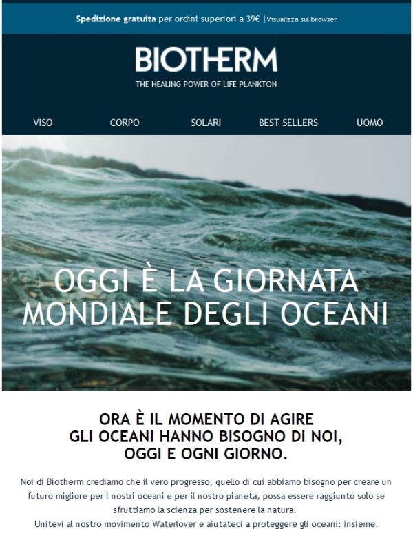 Proteggi gli oceani con Biotherm🌊