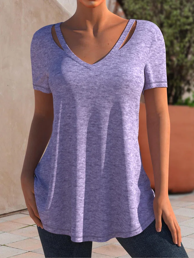 Casual Short Sleeve T-Shirt/T...