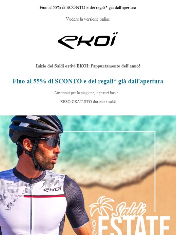 Inizio dei Saldi estivi EKOI: l'appuntamento dell'anno!