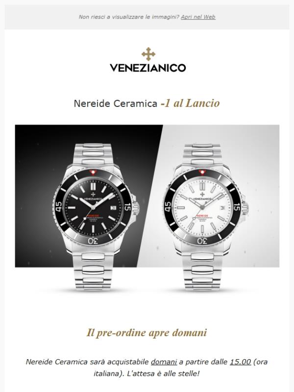 Nereide Ceramica 🔥 -1 al Lancio