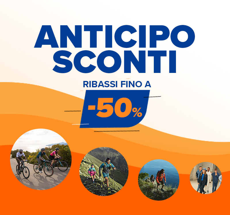 Anticipo sconti!  ribassi fino al -50%