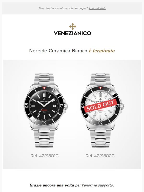Ceramica Bianco è SOLD OUT  ❌ E il Nero?