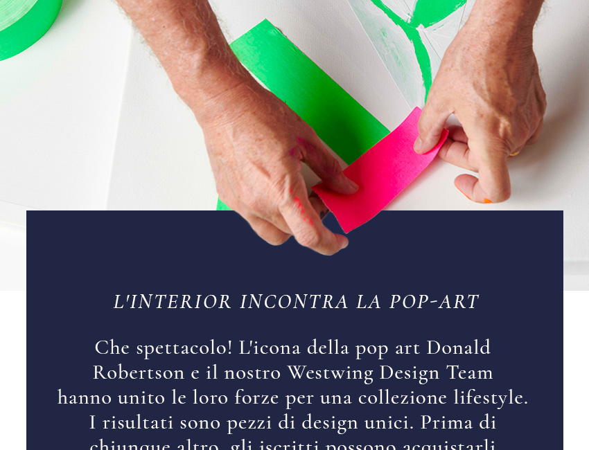 Donald Robertson x Westwing Collection