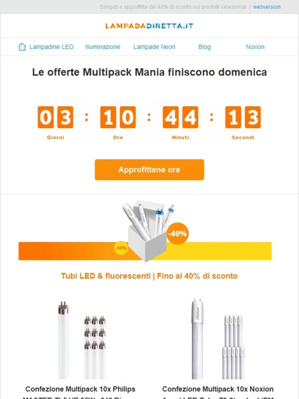 Le offerte Multipack Mania finiscono domenica
