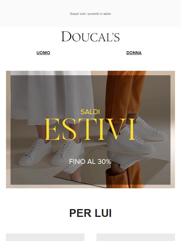 Saldi Estivi - fino al 30%