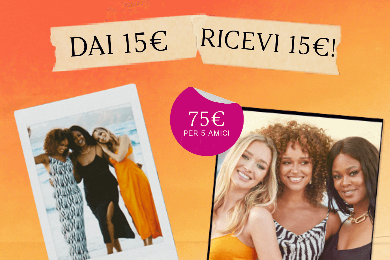 Dai 15 euros, ricevi 15 euro
