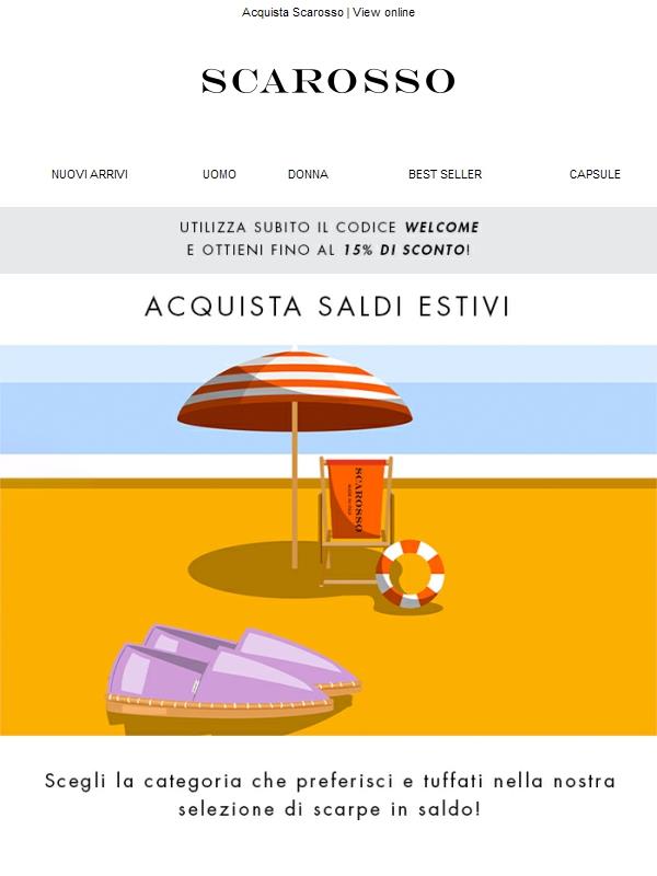 Scopri i saldi per categoria