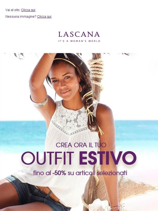 Fino al -50% su articoli selezionati 🏖️ Crea ora il tuo outfit estivo