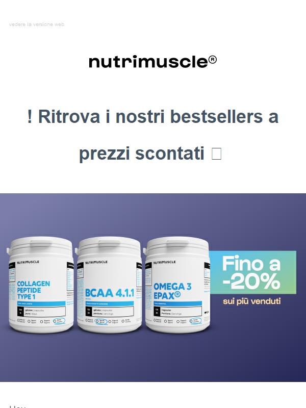 Offerta esclusiva: I nostri bestsellers fino a -20%