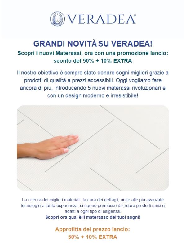 📣​ Nuovi Materassi Veradea: la rivoluzione del sonno ti attende!