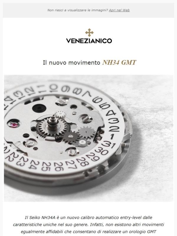 Scopri il nuovo calibro NH34 GMT ⚙️