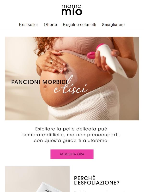 È importante l'esfoliazione in  gravidanza?