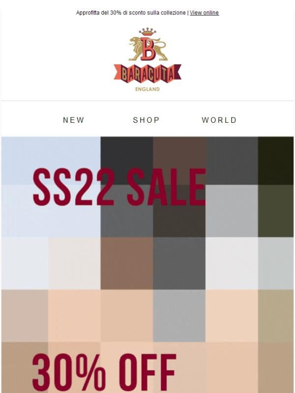 I Saldi PE22 sono iniziati