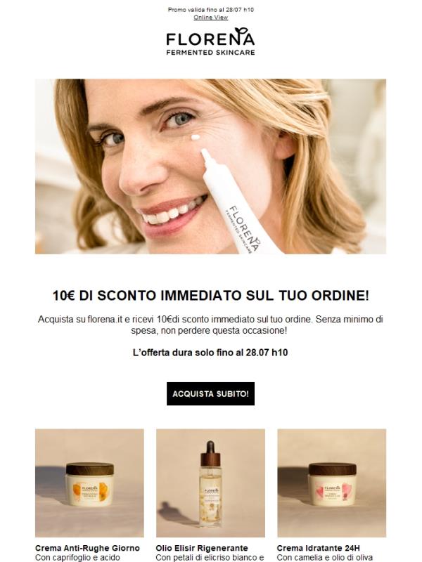 SCONTO IMMEDIATO DI 10€ SUI PRODOTTI ACQUISTATI!