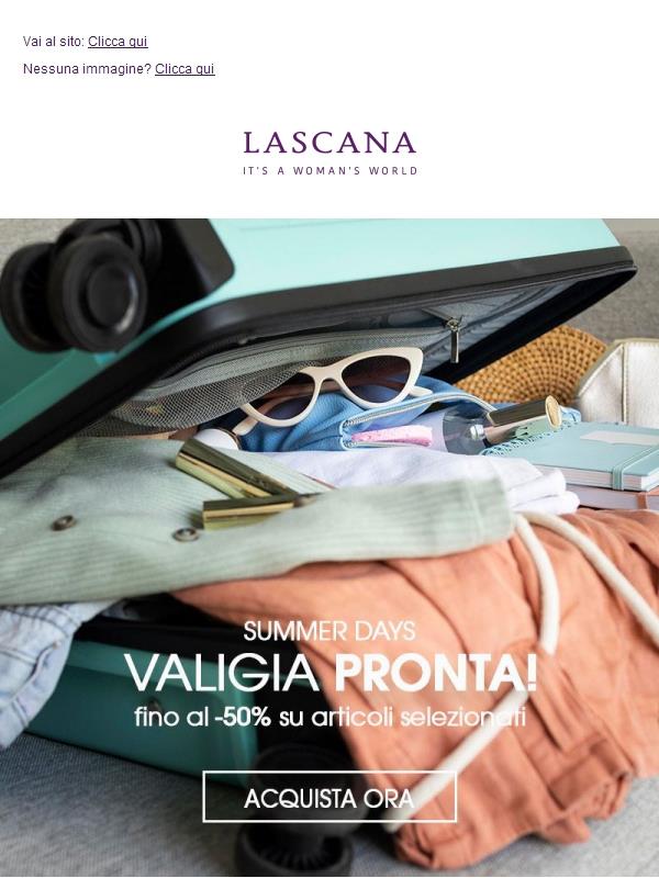 VALIGIA PRONTA 🧳 fino al -50% su articoli selezionati