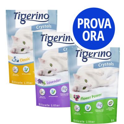 Provalo! 6 x 5 l Lettiere Tigerino Crystals