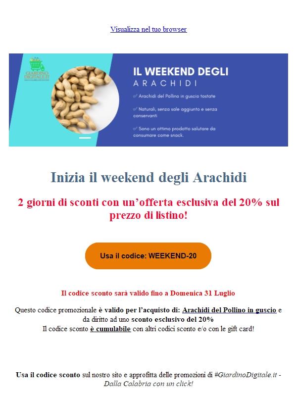 Inizia il weekend degli arachidi 🎉