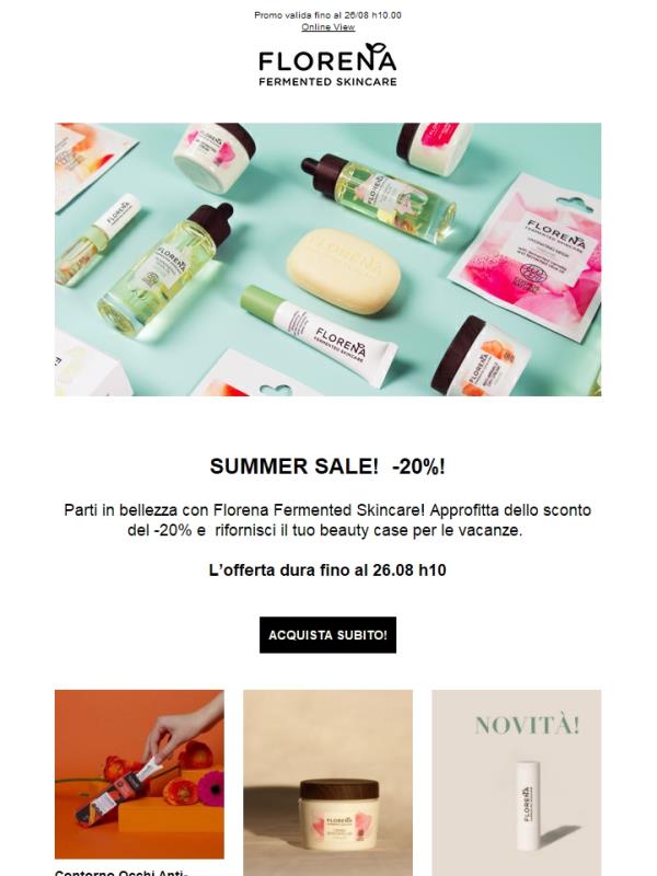 SUMMER SALE! -20% PER TE😍