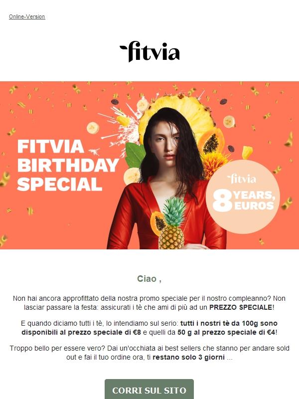 Apri ora: ✨ tutto a €8 ✨