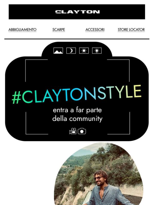 #claytonstyle 📷 Entra a far parte della community | Clayton