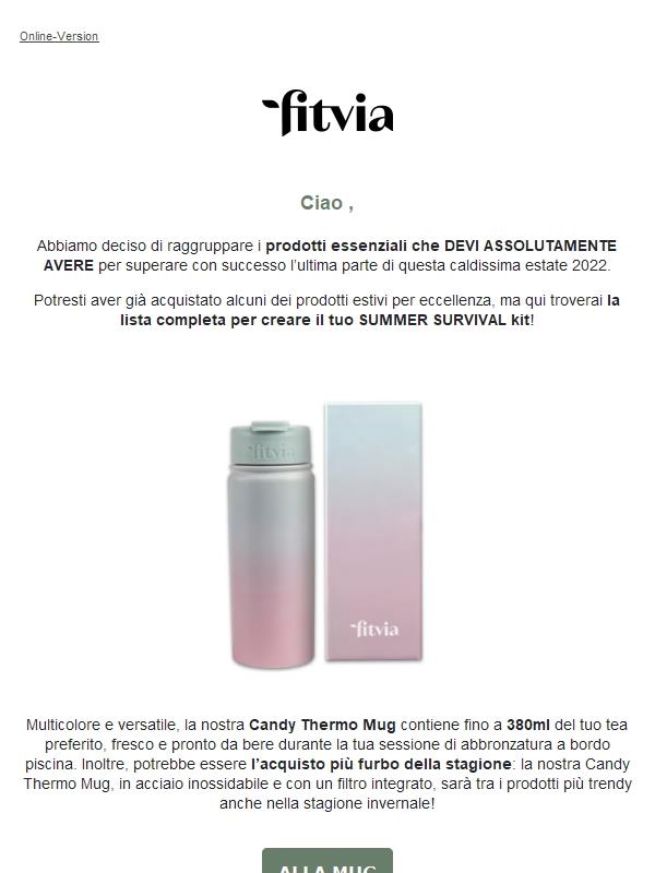 Apri per scoprire il SUMMER SURVIVAL KIT 🏅