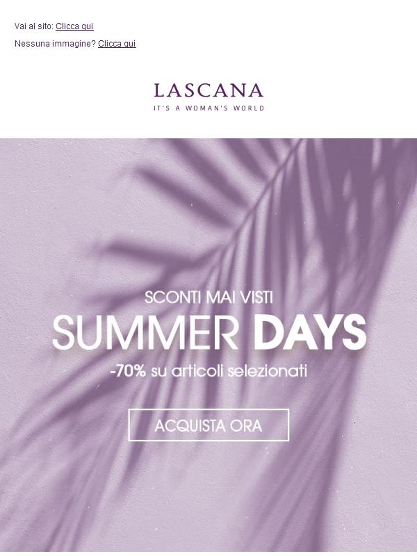 SCONTI MAI VISTI 🏖️ -70% su articoli selezionati