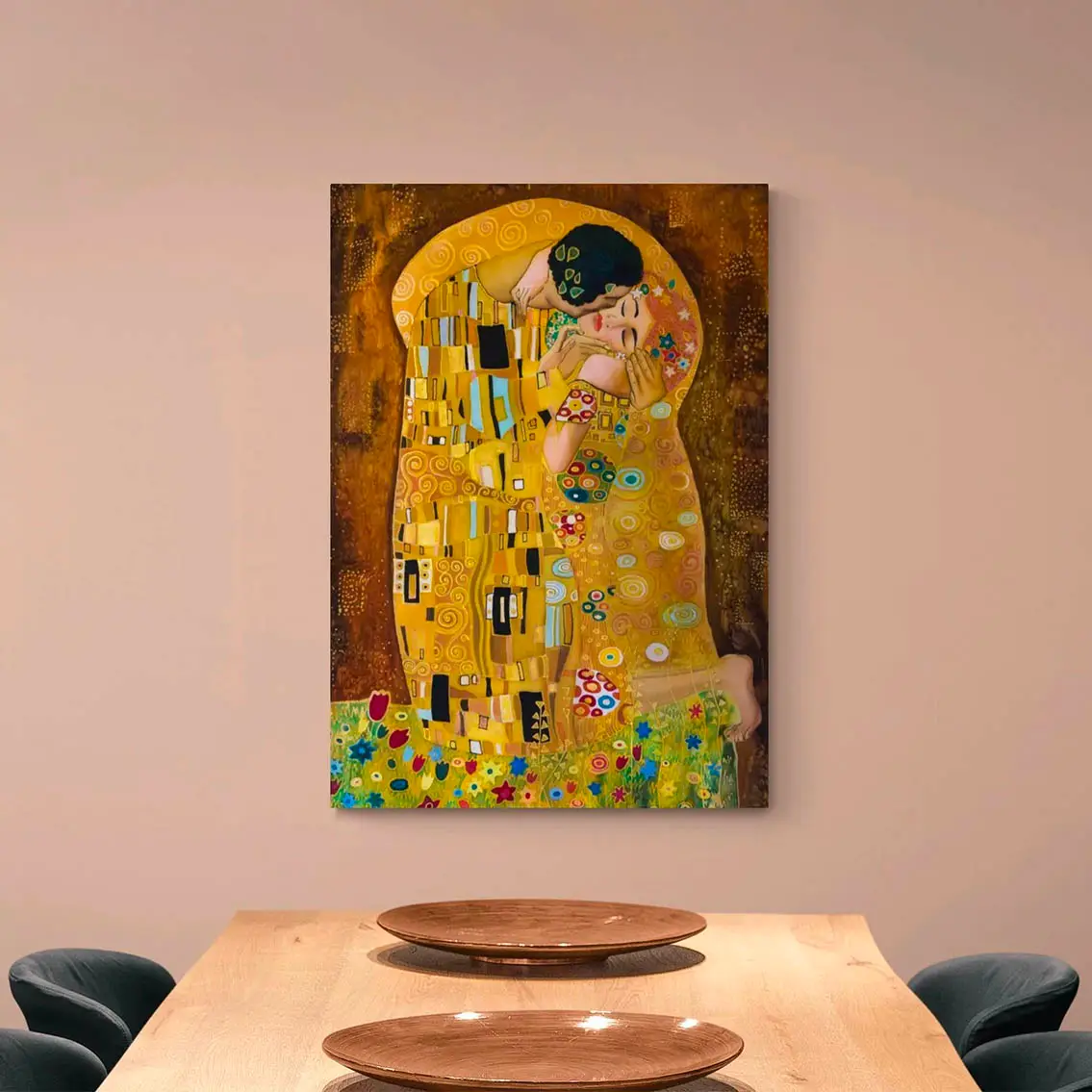 Florence Glass riproduzione di opere d'arte in foglia d'oro su vetro