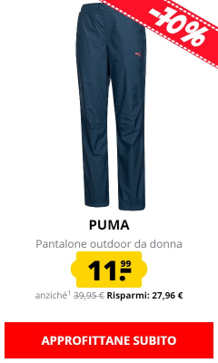 PUMA Pantalone outdoor da donna solo 11,99 €!