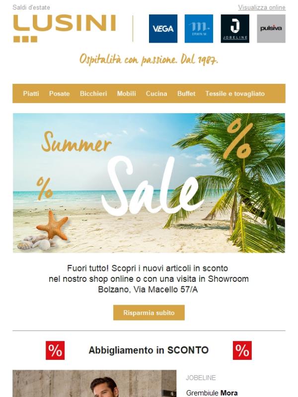 💥 ULTIMA OCCASIONE: Risparmia con gli sconti estivi 🛒