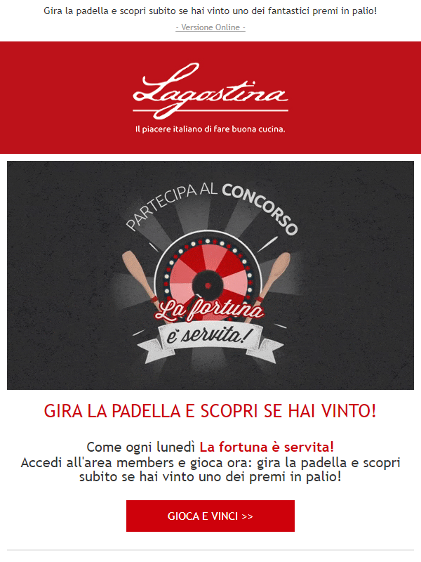 E' lunedì, è ora di giocare! Gira la padella e scopri subito se hai vinto 🤞🏻🍀