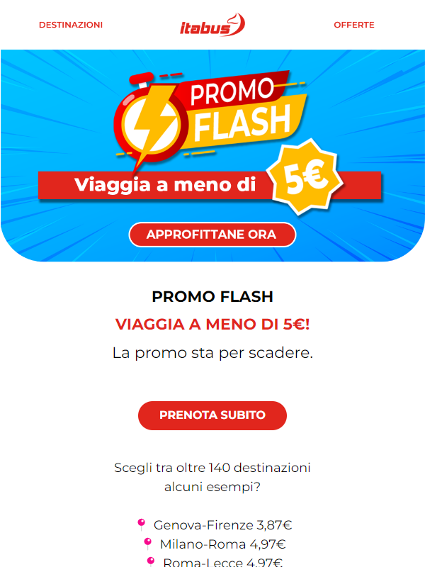 Promo Flash sta per scadere!