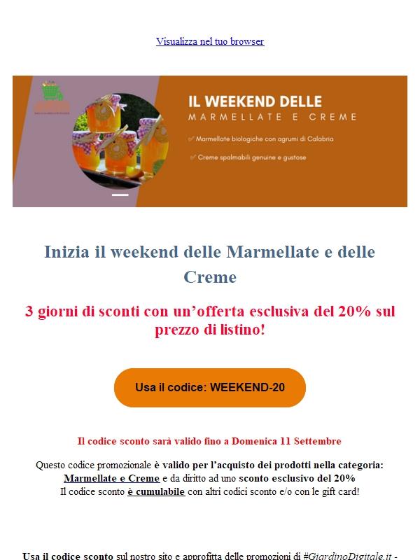 Creme e marmellate in offerta questo weekend 🎉