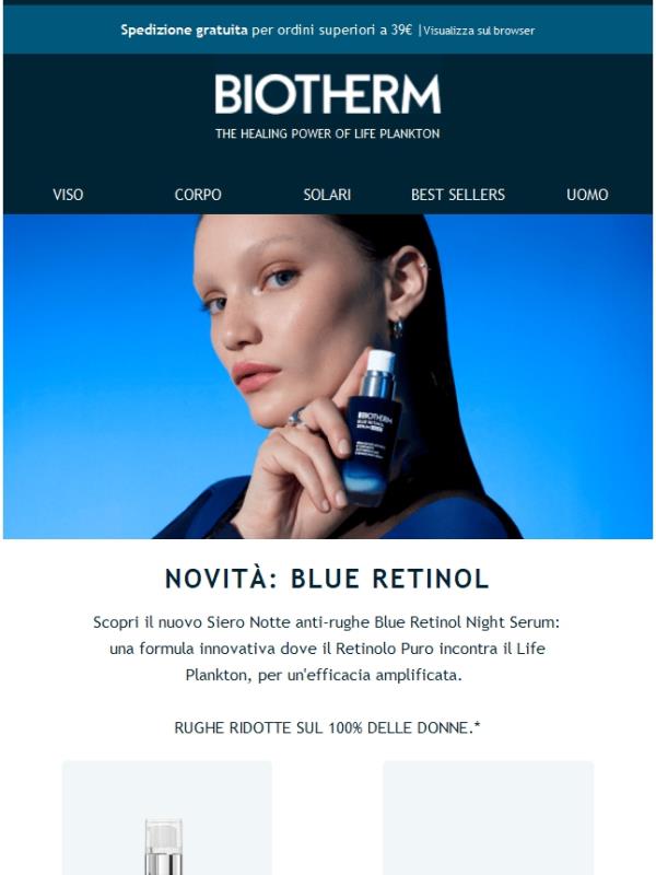 Blue Retinol Night Serum: è arrivato il nuovo siero antirughe al Retinolo!