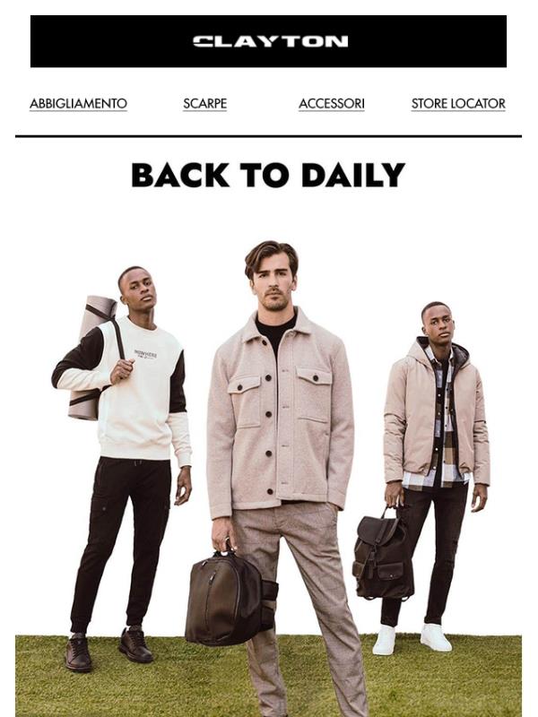 L'estate è finita ma non la voglia di stile! 😎 Clayton