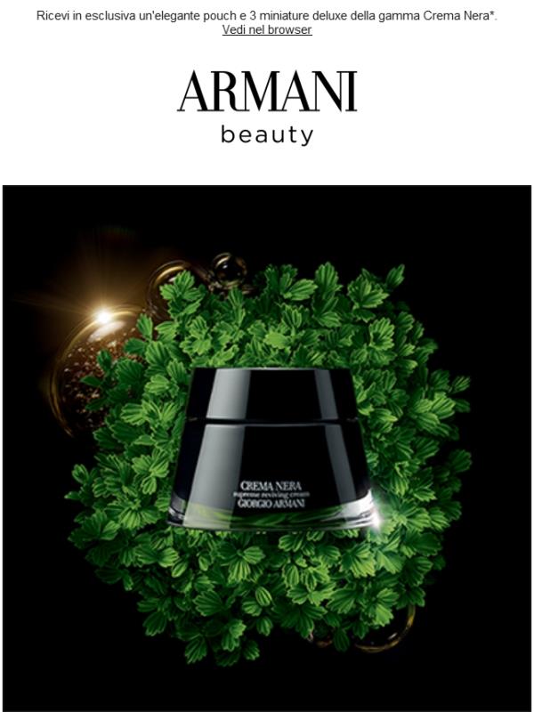 Scopri Crema Nera, la linea di creme esclusive di Armani beauty