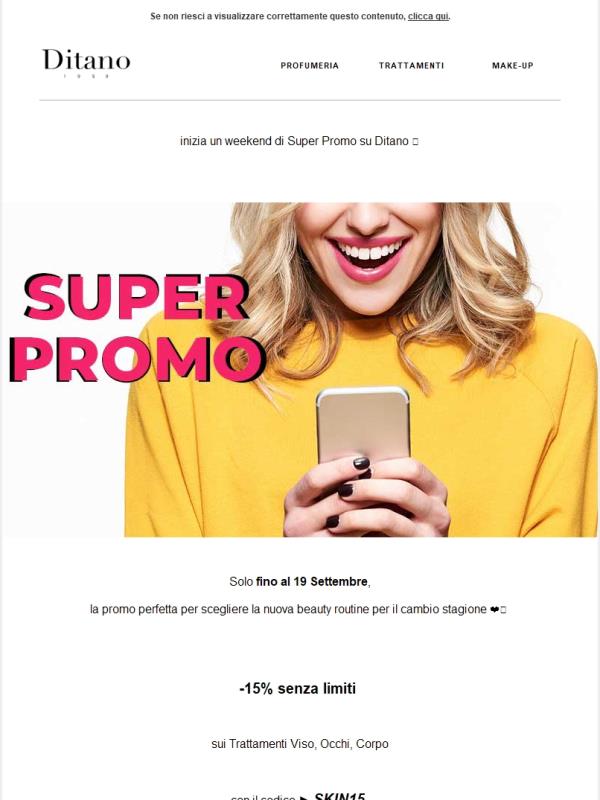 🔥 -15% senza limiti sui Trattamenti 🔥 . Scegli la coccola beauty per l'autunno.